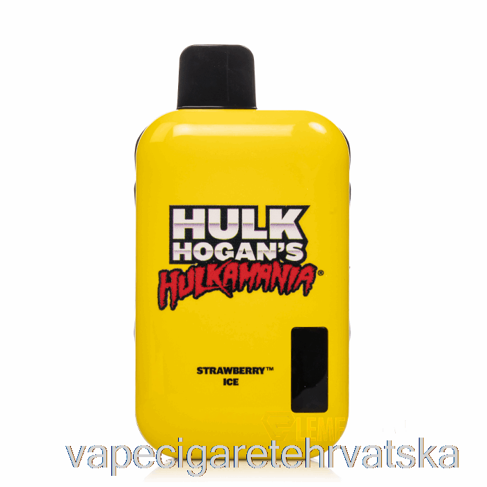 Vape Hrvatska Hulk Hogan Hulkamania 8000 Disposable Strawberry Ice